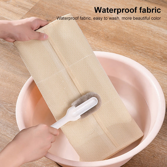 6+6 Grids Underwear Storage Bag Non-woven Double-sided Hanging Storage Bag(Grey)