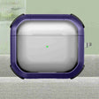 For AirPods 3 Thunder Transparent Armor Wireless Earphones Protective Case(Purple) - For AirPods 3 by PMC Jewellery | Online Shopping South Africa | PMC Jewellery | Buy Now Pay Later Mobicred