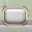 For AirPods Pro Thunder Transparent Armor Wireless Earphones Protective Case(Gold) - free shipping - PMC Jewellery - Order now!
