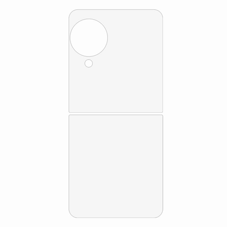 For OPPO Find N3 Flip Full Screen Back Protector Explosion-proof Hydrogel Film