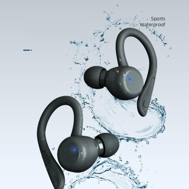 T&G T40 TWS IPX6 Water-resistant Hanging Ear Wireless Bluetooth Earphones with Charging Box(Orange)