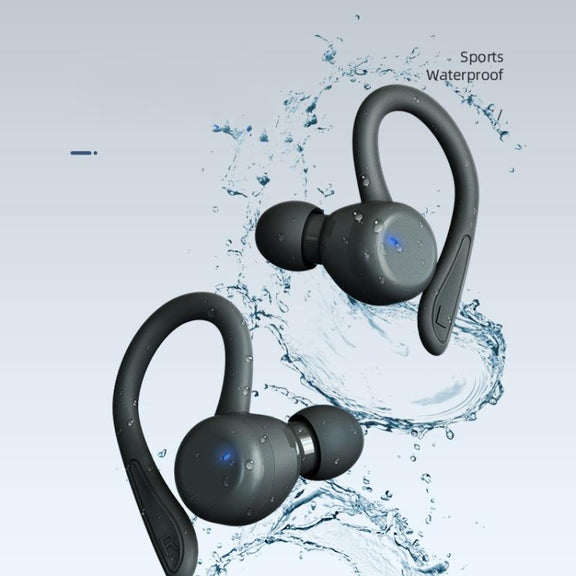 T&G T40 TWS IPX6 Water-resistant Hanging Ear Wireless Bluetooth Earphones with Charging Box(Orange)