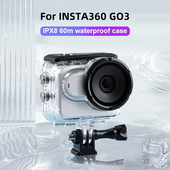 For Insta360 GO 3 Underwater Water-resistant Housing Case