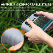 For DJI RC 2 Sunnylife Remote Control Shockproof Anti-scratch Silicone Case(Grey)