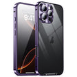 For iPhone 16 Pro Max Frosted Metal Phone Case(Purple) - iPhone 16 Pro Max Cases by PMC TechLife | Online Shopping South Africa | PMC TechLife | Buy Now Pay Later Mobicred