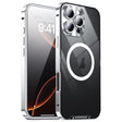For iPhone 16 Pro Frosted MagSafe Magnetic Metal Phone Case(Silver) - iPhone 16 Pro Cases by PMC TechLife | Online Shopping South Africa | PMC TechLife | Buy Now Pay Later Mobicred