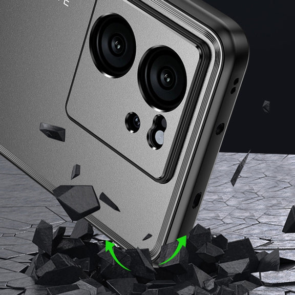 For Xiaomi Redmi K70 Pro Frosted Metal Phone Case(Black)