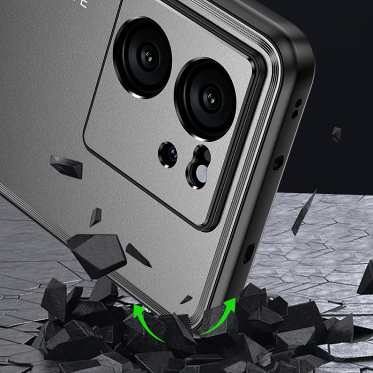 For Xiaomi Redmi K70 Pro Frosted Metal Phone Case(Black)
