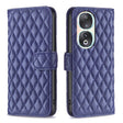 For Honor 90 5G Diamond Lattice Wallet Flip Leather Phone Case(Blue) - Honor Cases by PMC TechLife | Online Shopping South Africa | PMC TechLife | Buy Now Pay Later Mobicred