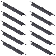 For Samsung Galaxy A12 SM-A125 10pcs Volume Control Button(Black)
