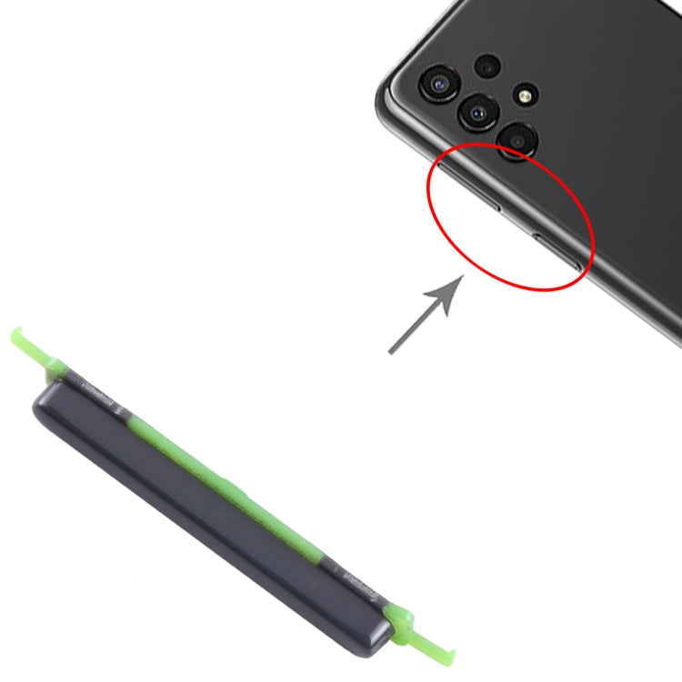 For Samsung Galaxy A13 4G SM-A135 10pcs Volume Control Button(Black)