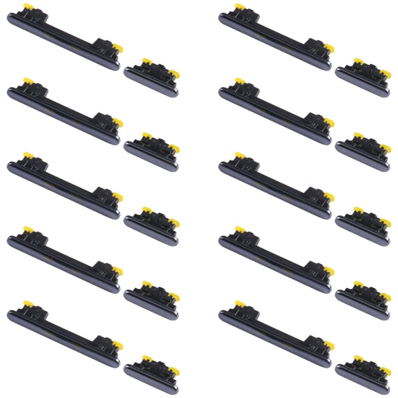 For Samsung Galaxy A33 5G SM-A336 10pcs Power Button + Volume Control Button(Black)