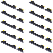 For Samsung Galaxy A53 5G SM-A536 10pcs Power Button + Volume Control Button(Black)