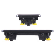 For Samsung Galaxy A73 5G SM-A736 10pcs Power Button + Volume Control Button(Black)