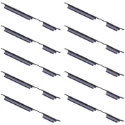 For Samsung Galaxy M10 SM-M105 10pcs Power Button + Volume Control Button(Black)