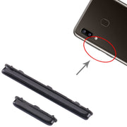 For Samsung Galaxy A70 SM-A705 10pcs Power Button + Volume Control Button(Black)