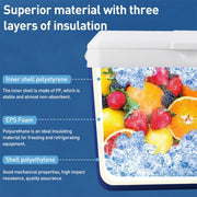 Portable Car Outdoor Ice Bucket Cooler mini Refrigerator 26L