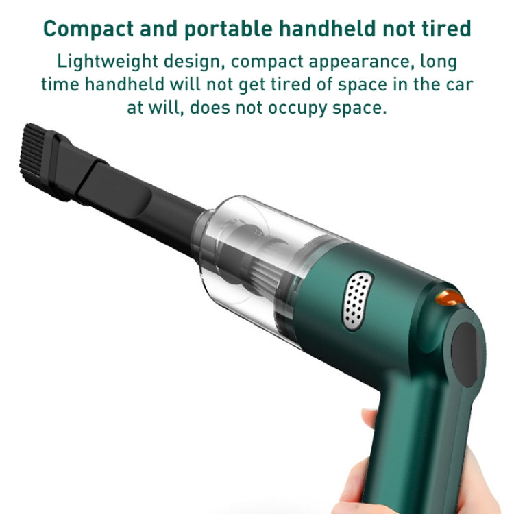 KBN-010 10000Pa Powerful Car Cordless Vacuum Cleaner Handheld Cleaning Tool, Spec:Standard Version(White)