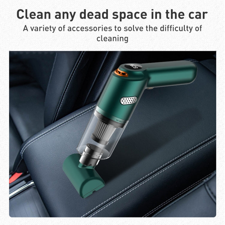 KBN-010 10000Pa Powerful Car Cordless Vacuum Cleaner Handheld Cleaning Tool, Spec:Premium Version(White)