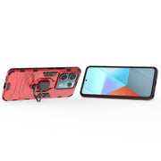 For Xiaomi Redmi Note 13 Pro Shockproof PC + TPU Holder Phone Case(Red)