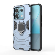 For Xiaomi Redmi Note 13 Pro Shockproof PC + TPU Holder Phone Case(Navy Blue)