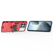 For Xiaomi Redmi K70 Shockproof PC + TPU Holder Phone Case(Red)