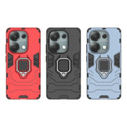 For Xiaomi Redmi Note 13 Pro 4G Global Shockproof PC + TPU Holder Phone Case(Red)