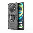 For Xiaomi Redmi A3 4G Shockproof PC + TPU Holder Phone Case(Black) - Xiaomi Cases by PMC TechLife | Online Shopping South Africa | PMC TechLife | Buy Now Pay Later Mobicred