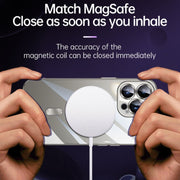 For iPhone 15 SULADA MagSafe Plating TPU Shockproof Phone Soft Case(Titanium Grey)