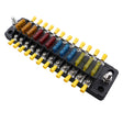 CP-4042 Vertical 12 Way Fuse Block with 12pcs Fuses and 12pcs Rerminals - Fuse by PMC TechLife | Online Shopping South Africa | PMC TechLife | Buy Now Pay Later Mobicred