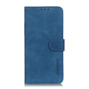 For Honor X7b KHAZNEH Retro Texture Flip Leather Phone Case(Blue)