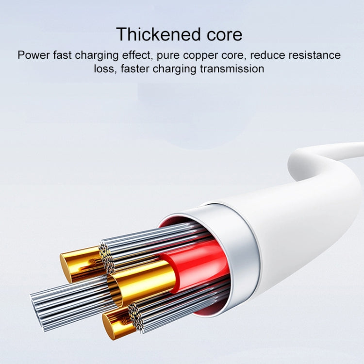 Yesido CA120L 2A USB to 8 Pin Fast Charging Data Cable, Length:1m