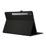 For Samsung Galaxy Tab S10 FE / S9 FE Fabric Texture Horizontal Flip Leather Tablet Case(Black)