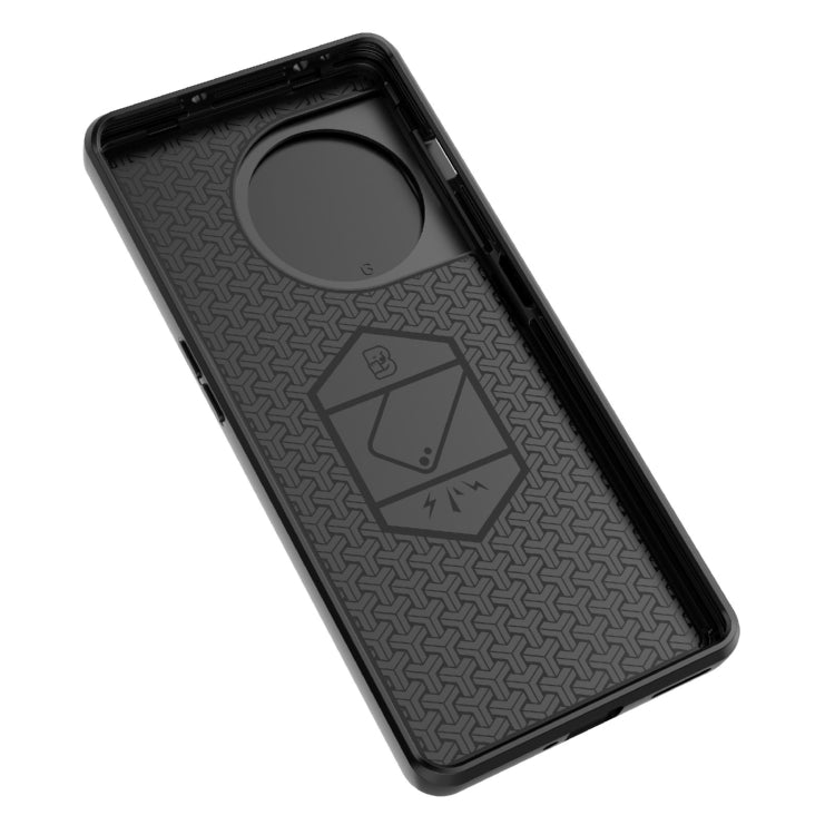 For OnePlus 11 5G Sliding Camshield TPU + PC Shockproof Phone Case with Holder(Purple)