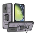 For OnePlus Nord CE 3 Lite 5G Sliding Camshield TPU + PC Shockproof Phone Case with Holder(Purple) - OnePlus Cases by PMC TechLife | Online Shopping South Africa | PMC TechLife | Buy Now Pay Later Mobicred