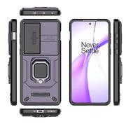 For OnePlus ACE 3V Sliding Camshield TPU + PC Shockproof Phone Case with Holder(Purple)