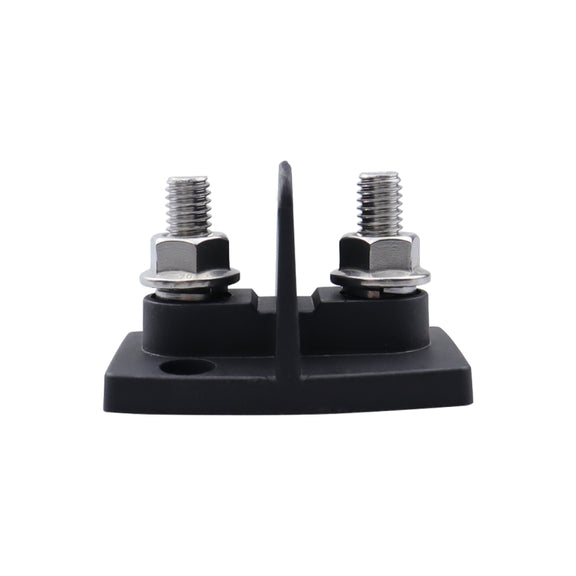 Dual Power M10 Binding Post Cable Connector(Black)