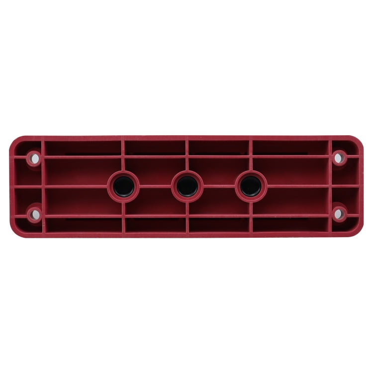 RV 600A High Current Busbar 4-way Straight M10 Wiring Studs(Red)