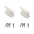 A8627 2 Pair RV Hatch Semi-circular Retainer Kit with Screws(White) - Car Anti-Slip Mats by PMC TechLife | Online Shopping South Africa | PMC TechLife | Buy Now Pay Later Mobicred