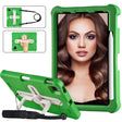 For iPad Pro 11 2024 Shield 360 Rotation Handle EVA Shockproof PC Tablet Case(Green Beige) - iPad Pro 11 2024 Cases by PMC TechLife | Online Shopping South Africa | PMC TechLife | Buy Now Pay Later Mobicred