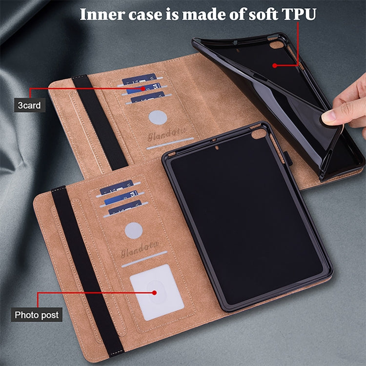 For Samsung Galaxy Tab S9 Crystal Texture Painted Leather Tablet Case(Rose)
