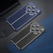 For vivo X100 Litchi Texture Shockproof TPU Phone Case(Blue)