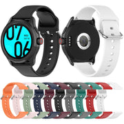 24mm Universal Small Waist Silicone Watch Band(Orange)