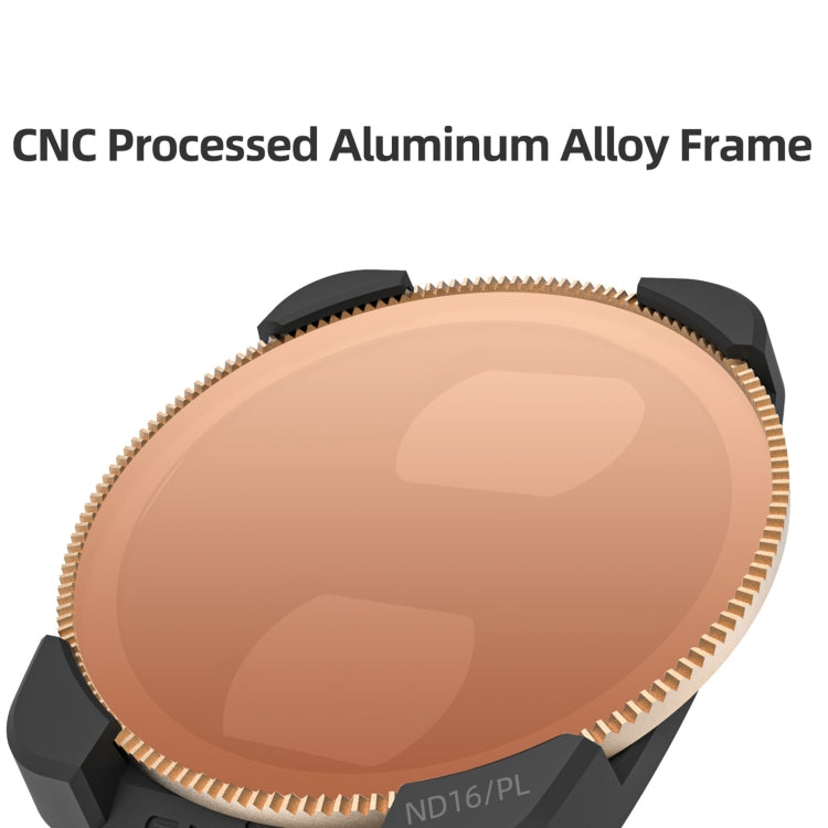 For DJI Air 3 Sunnylife Camera Lens Filter, Filter:ND16