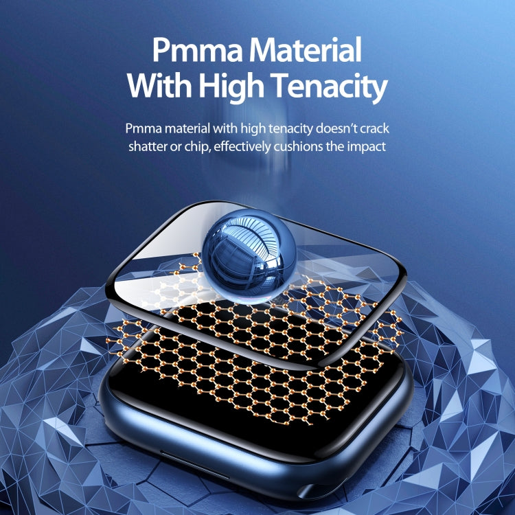 For Apple Watch Series 9 / 8 / 7 41mm DUX DUCIS Pmma Series 3D Surface Composite Soft Watch Film