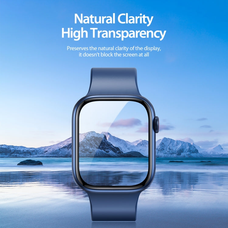 For Apple Watch Series 9 / 8 / 7 45mm DUX DUCIS Pmma Series 3D Surface Composite Soft Watch Film