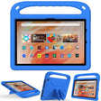 For Amazon Kindle Fire HD 10 2023 Handle EVA Shockproof Tablet Case with Holder(Blue) - Amazon by PMC TechLife | Online Shopping South Africa | PMC TechLife | Buy Now Pay Later Mobicred