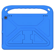 For Amazon Kindle Fire HD 10 2023 Handle EVA Shockproof Tablet Case with Holder(Blue)