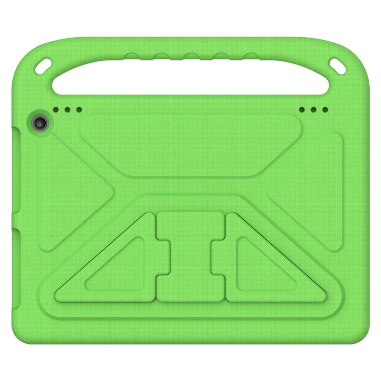 For Amazon Kindle Fire HD 10 2023 Handle EVA Shockproof Tablet Case with Holder(Green)