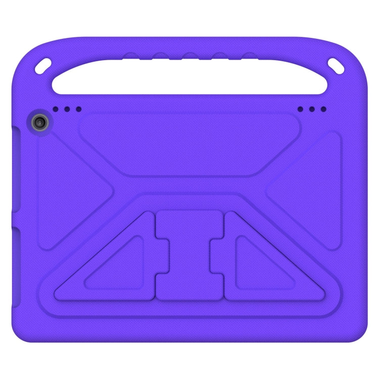 For Amazon Kindle Fire HD 10 2023 Handle EVA Shockproof Tablet Case with Holder(Purple)